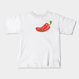 “I Feel God In This Chilli’s Tonight.” Kids T-Shirt